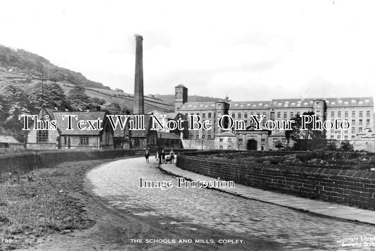 YO 12403 - The Schools & Mills, Copley, Yorkshire