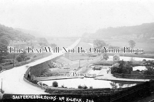 YO 12432 - Salterhebble Canal Docks Near Halifax, Yorkshire