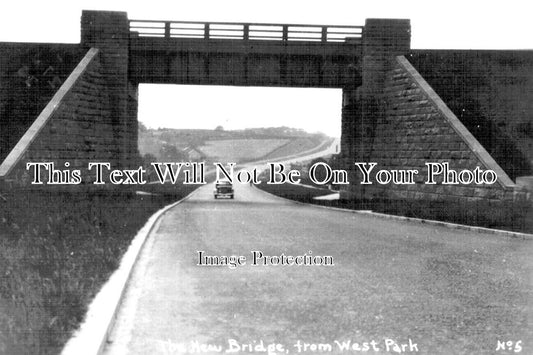 YO 12477 - The New Bridge From West Park, Leeds, Yorkshire c1938