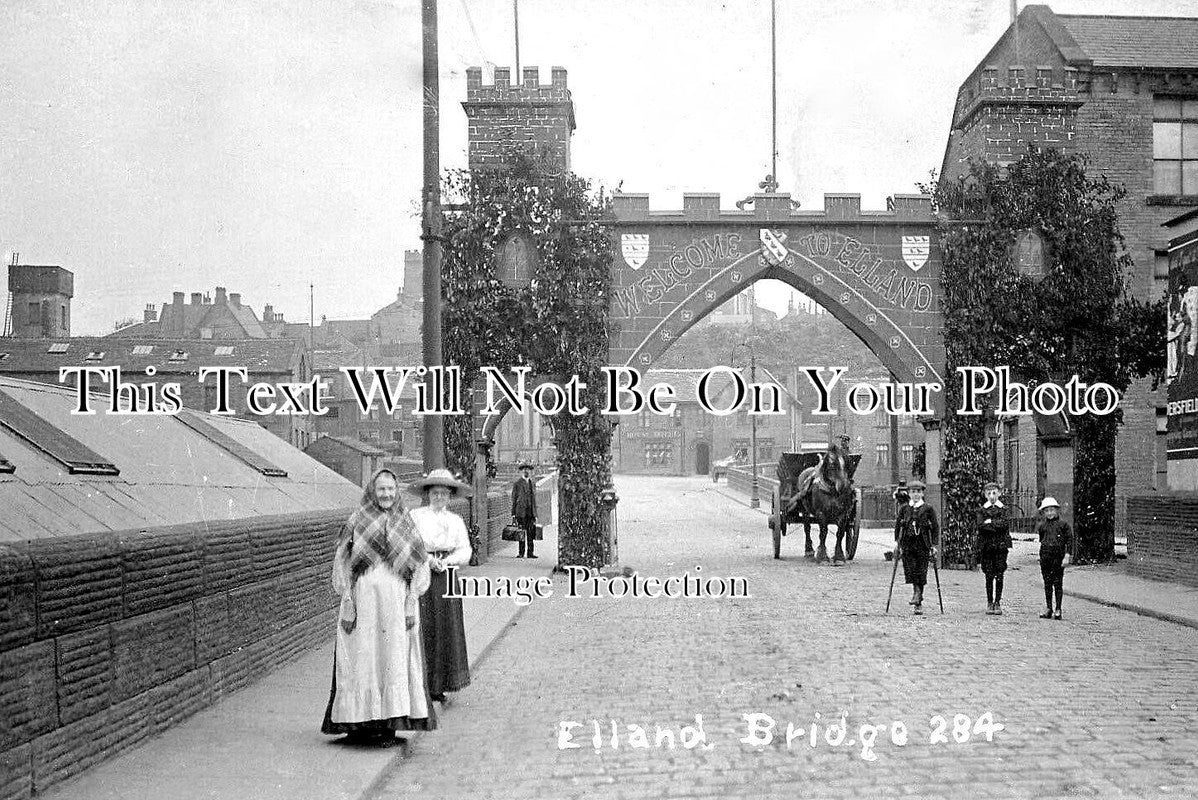 YO 12525 - Elland Bridge, Halifax, Yorkshire
