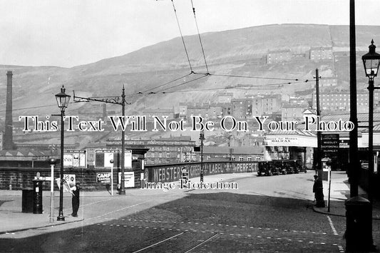YO 12537 - Beacon Hill From The Railway Station, Halifax, Yorkshire