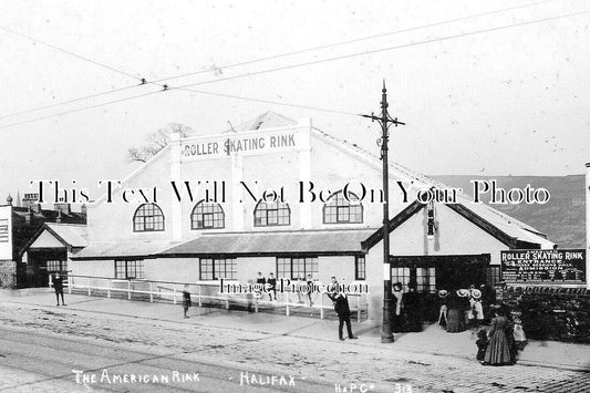 YO 12551 - The American Roller Skating Rink, Halifax, Yorkshire
