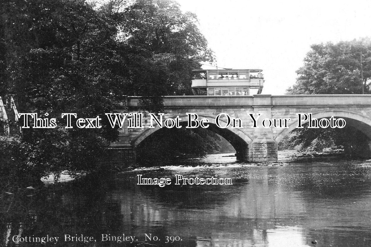 YO 12559 - Cottingley Bridge, Bingley Near Bradford, Yorkshire