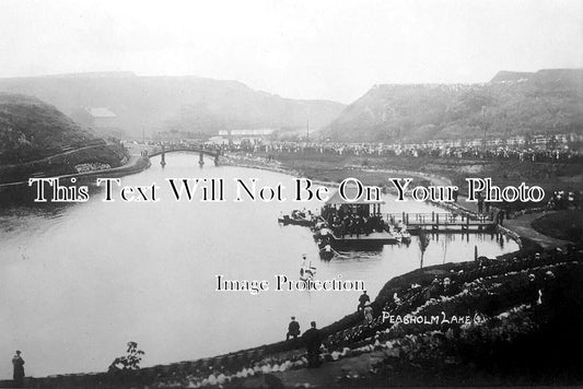 YO 12572 - Peasholm Lake, Scarborough, Yorkshire 1912
