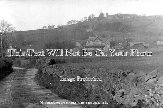 YO 12590 - Middlesmoor From Lofthouse, Yorkshire