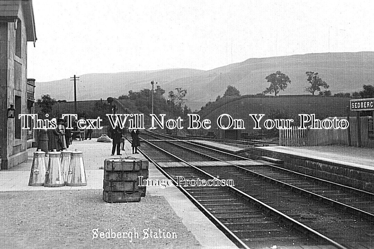 YO 12596 - Sedbergh Railway Station, Yorkshire