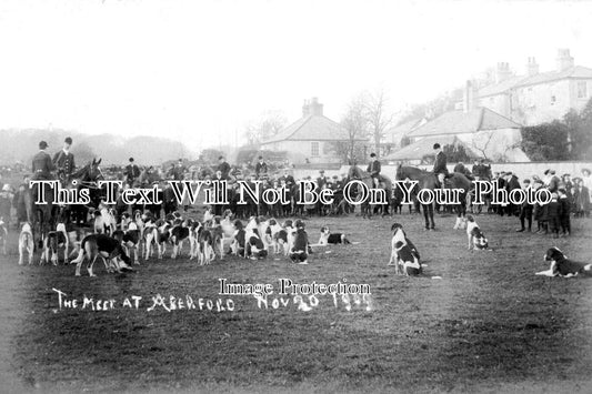 YO 12601 - The Meet At Aberford, Yorkshire 1909
