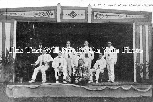 YO 1263 - J Groves Royal Pierrots, Redcar, Yorkshire c1906