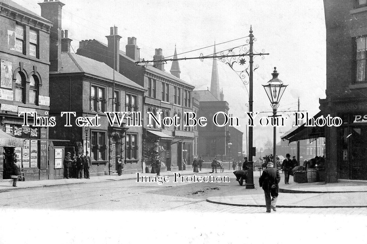 YO 12687 - London Road, Highfield, Sheffield, Yorkshire c1904
