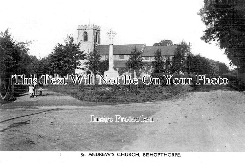 YO 12690 - St Andrews Church, Bishopthorpe, Yorkshire c1935