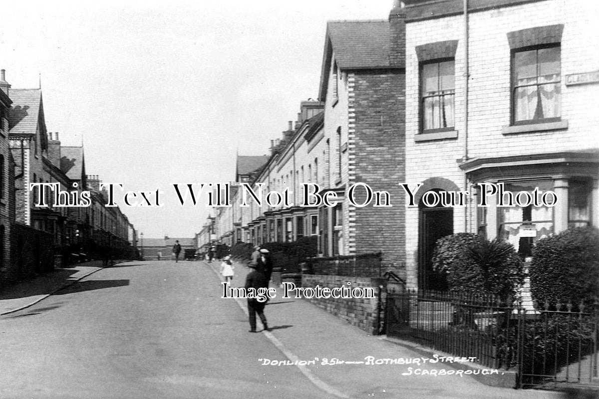 YO 1272 - Rothbury Street, Scarborough, Yorkshire c1925