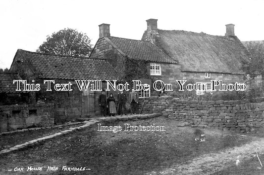 YO 12728 - Oak House, High Farndale, Kirbymoorside, Yorkshire c1915