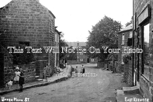 YO 12750 - Upper Main Street, East Keswick, Yorkshire c1932