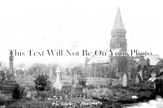 YO 12780 - The Cemetery, Horsforth, Yorkshire