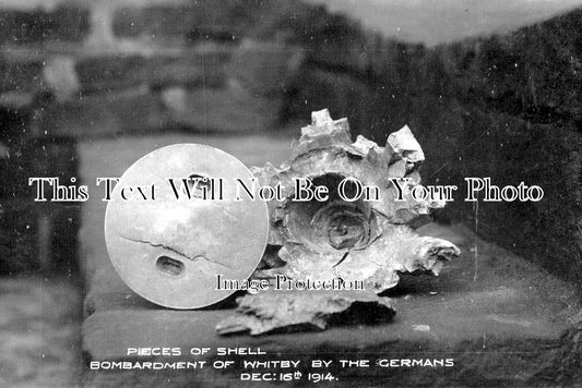 YO 12782 - German Bombardment Of Whitby, Yorkshire 1914 WW1