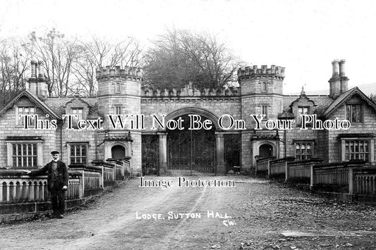YO 12800 - Lodge, Sutton Hall, Sutton In Craven, Yorkshire c1909