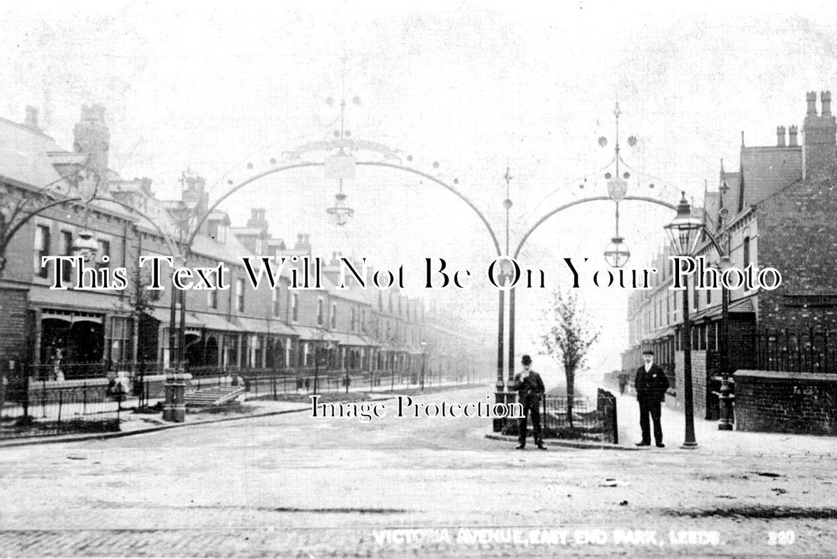 YO 12809 - Victoria Avenue, East End Park, Leeds, Yorkshire c1907