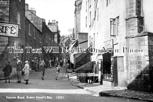 YO 12810 - Station Road, Robin Hoods Bay, Yorkshire