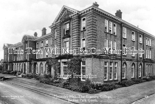 YO 12830 - Macaulay Hall Training College, Beckett Park, Leeds, Yorkshire