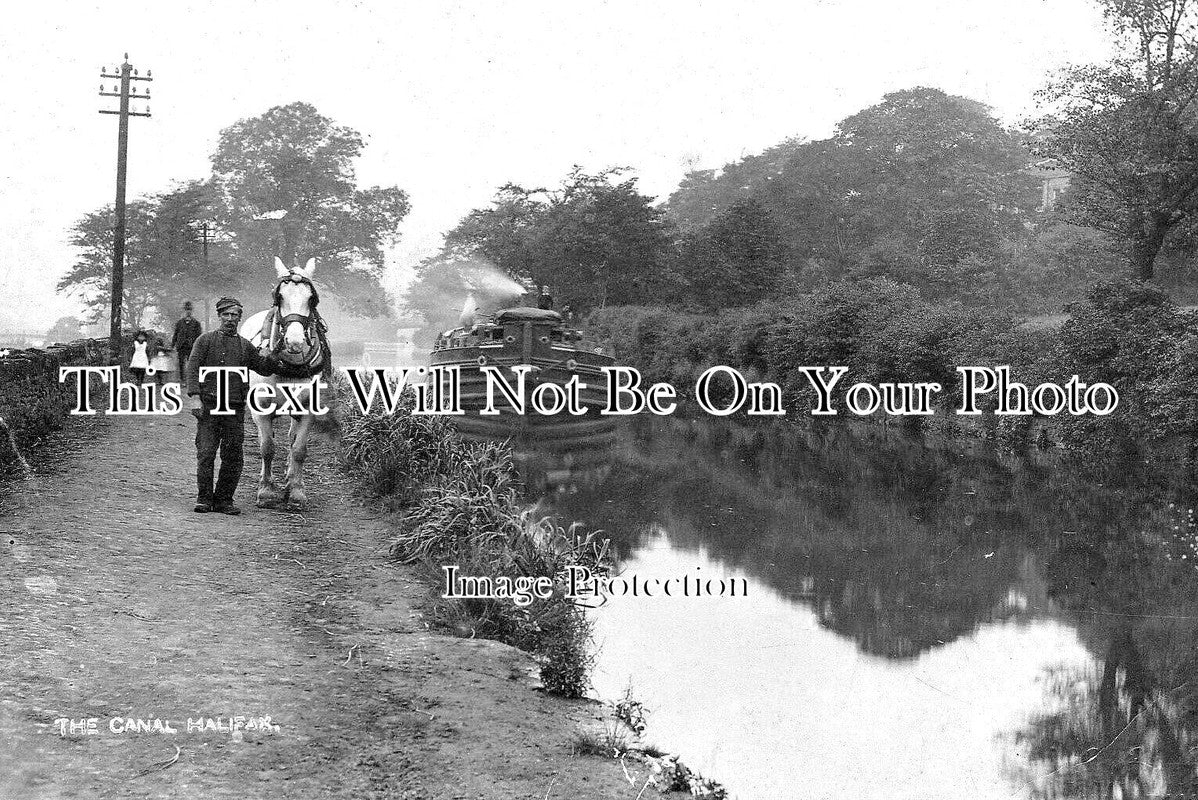 YO 12849 - The Canal, Halifax, Yorkshire
