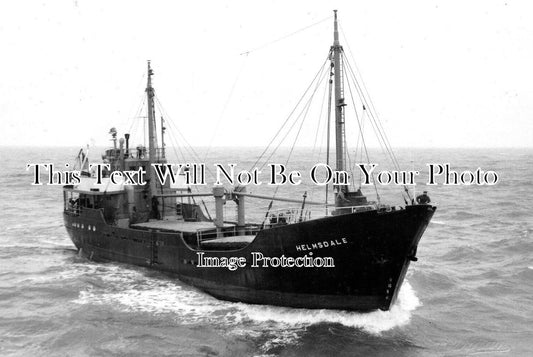 YO 12863 - MV Helmsdale Entering Whitby Harbour, Yorkshire