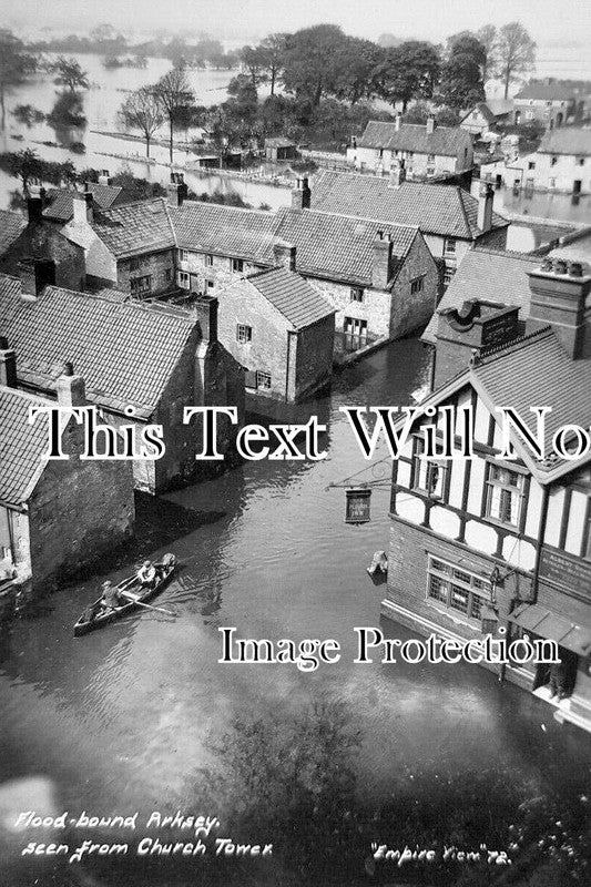 YO 12868 - Floods At Arksey, Yorkshire 1932