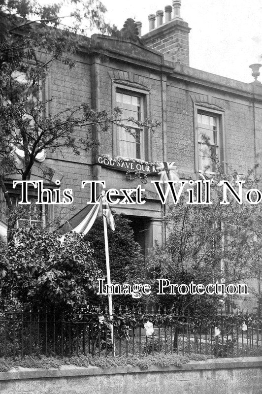 YO 12914 - Decorated House, Settle, Yorkshire c1913