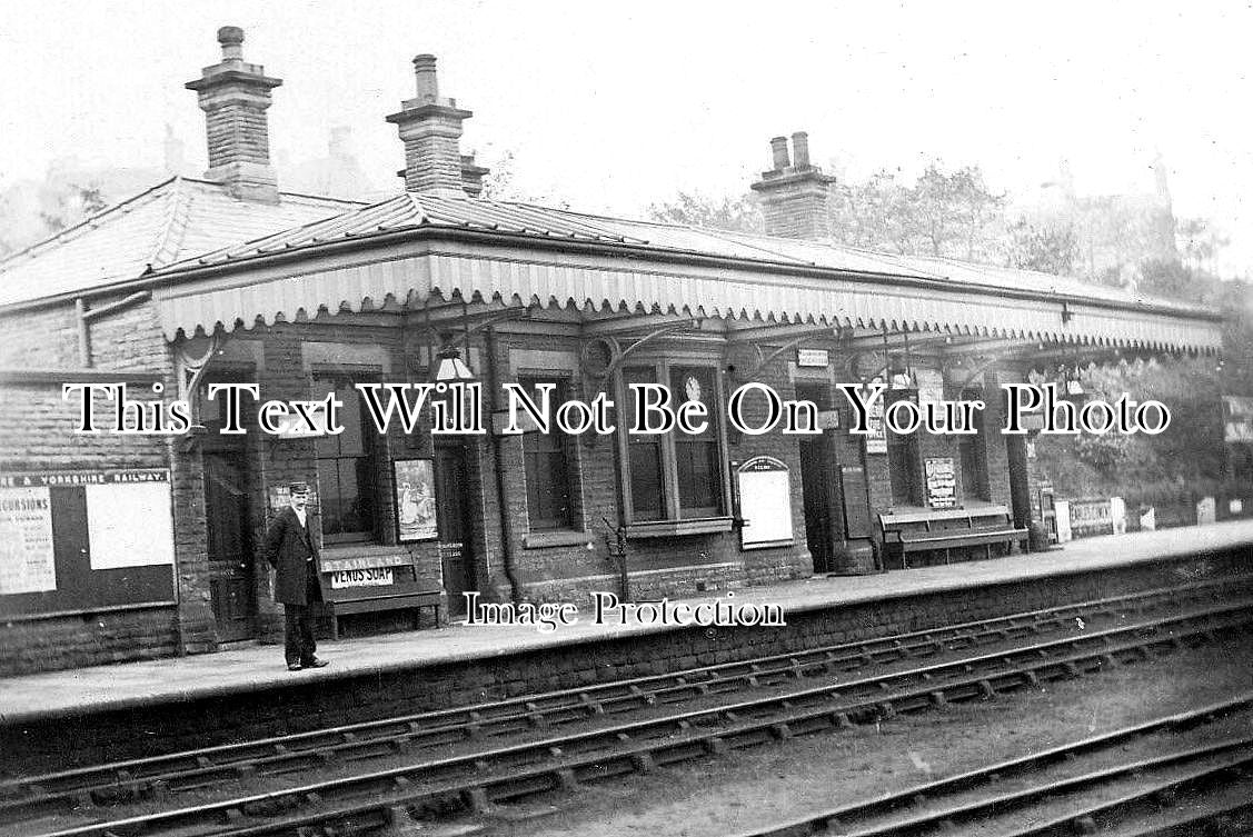 YO 12939 - Stainland & Holywell Green Railway Station, Yorkshire