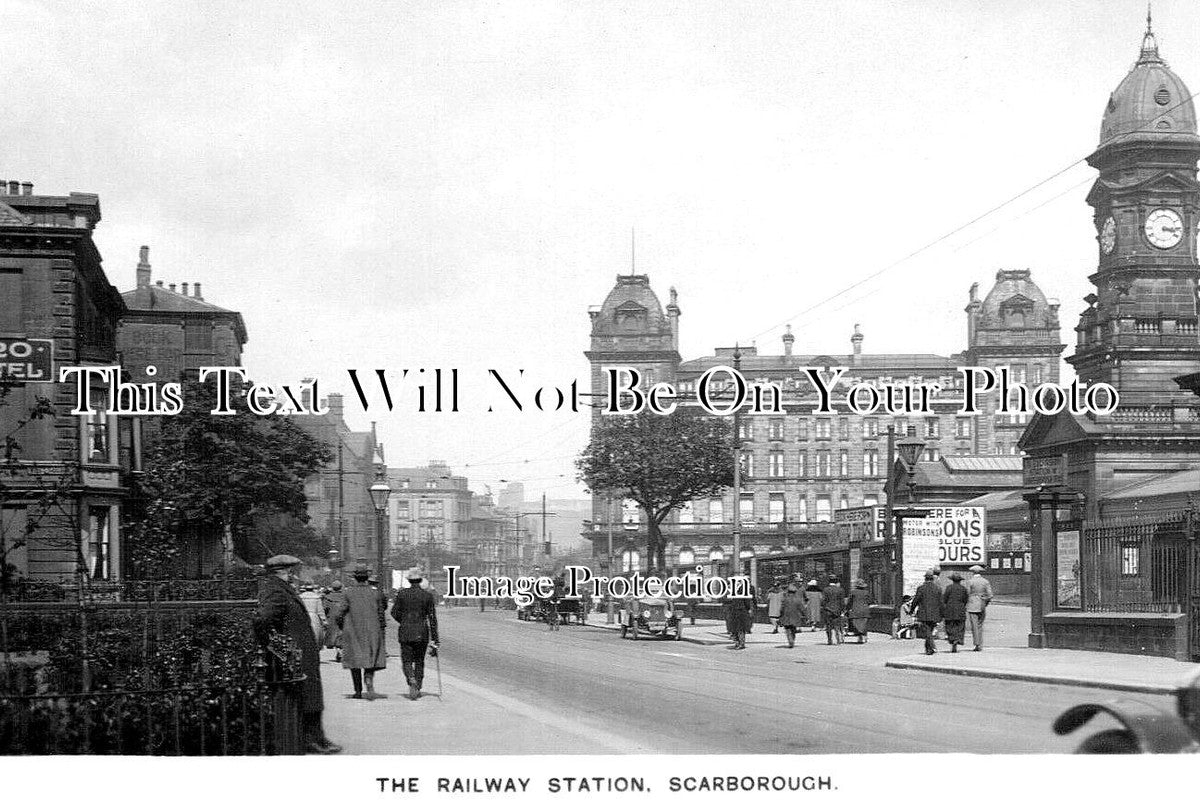 YO 12946 - Scarborough Railway Station, Yorkshire