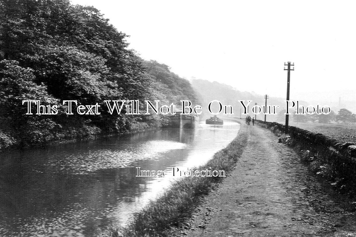 YO 12959 - The Canal At Elland Near Halifax, Yorkshire