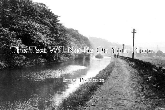 YO 12959 - The Canal At Elland Near Halifax, Yorkshire