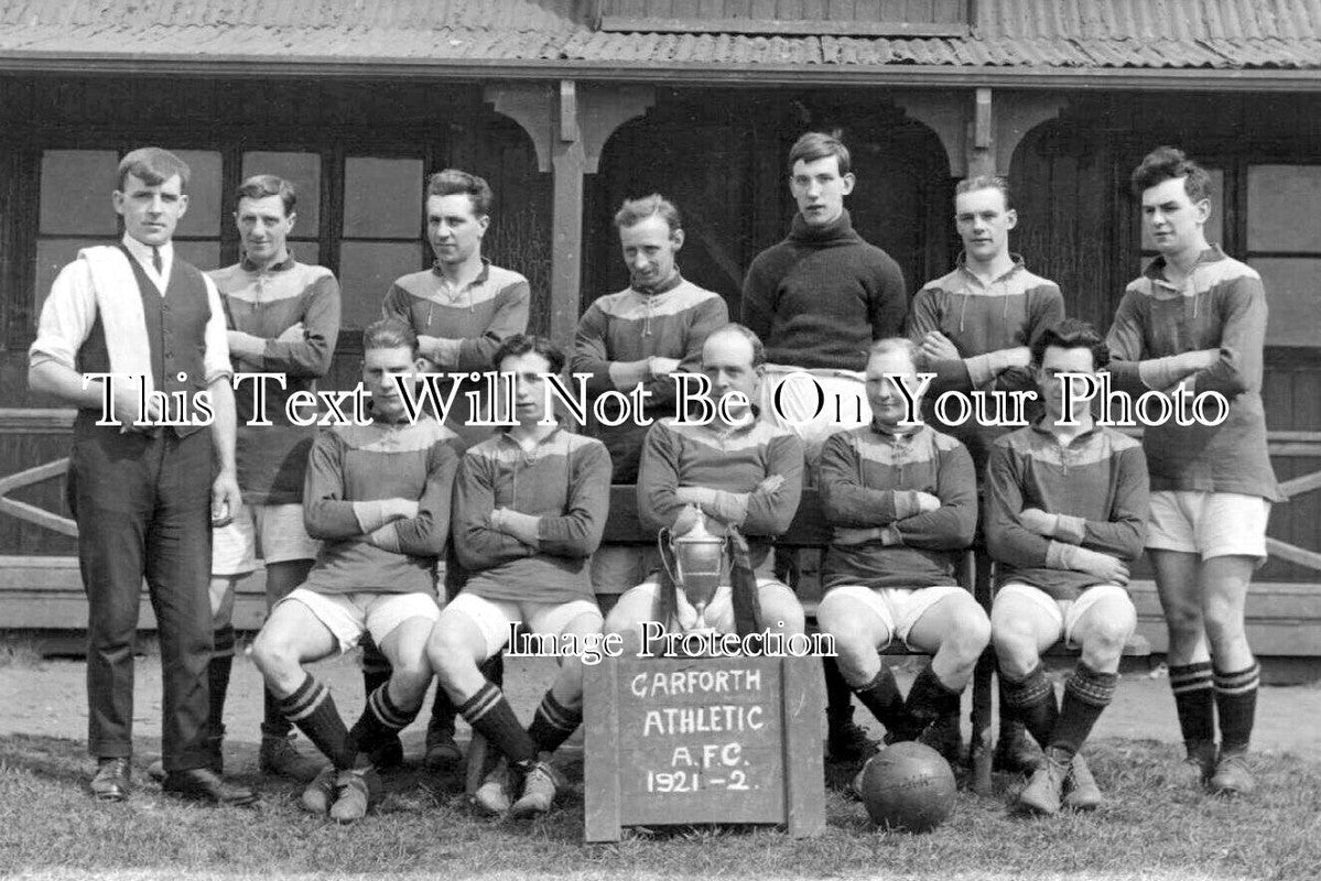 YO 12960 - Garforth Athletic Football Club Team, Yorkshire 1921