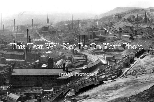 YO 12991 - Halifax Looking East, Yorkshire