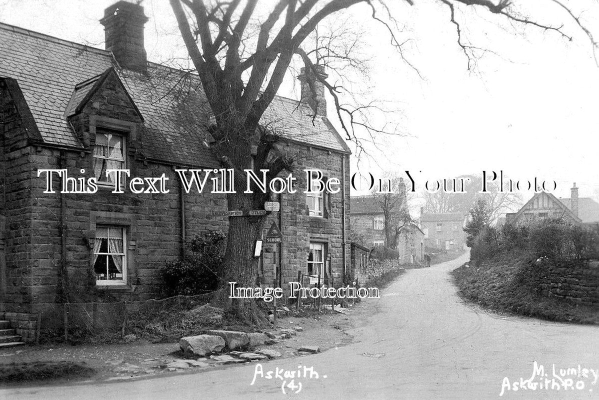 YO 13050 - Askwith Post Office, Yorkshire c1925