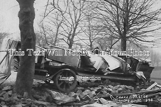 YO 1307 - Charabanc Disaster Crash, Oxenhope (5 Killed) Yorkshire 1920