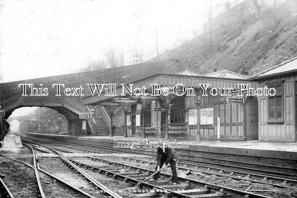 YO 13084 - Luddendenfoot Railway Station, Halifax, Yorkshire