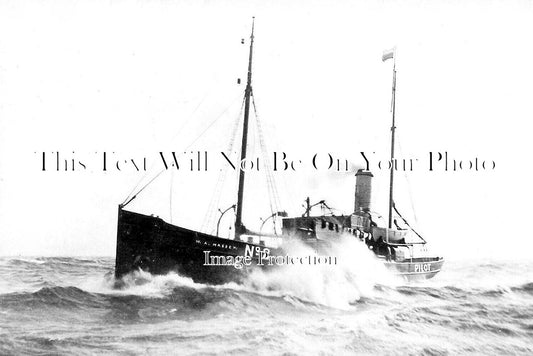 YO 13090 - Hull Pilot Boat WA Massey, Yorkshire c1895