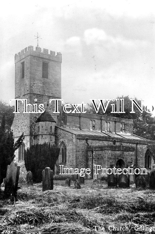 YO 13091 - The Church, Gilling, Yorkshire