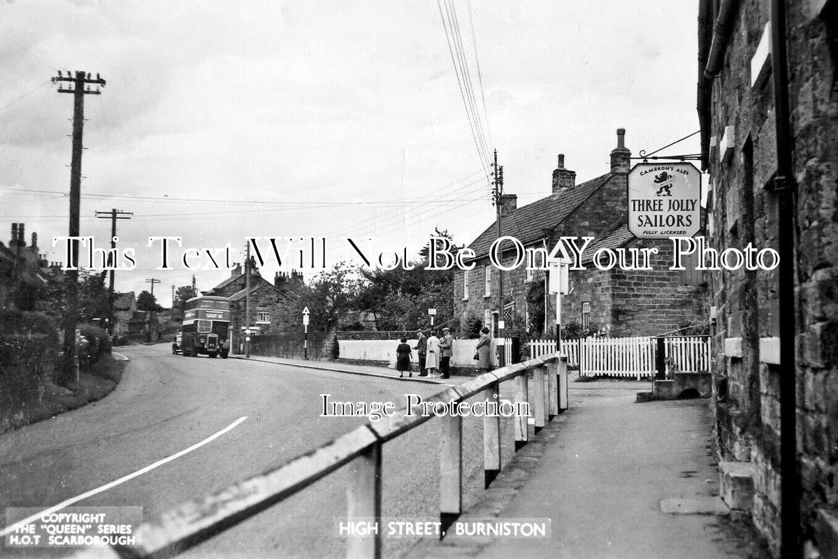 YO 13105 - Three Jolly Sailors Pub, High Street, Burniston, Yorkshire