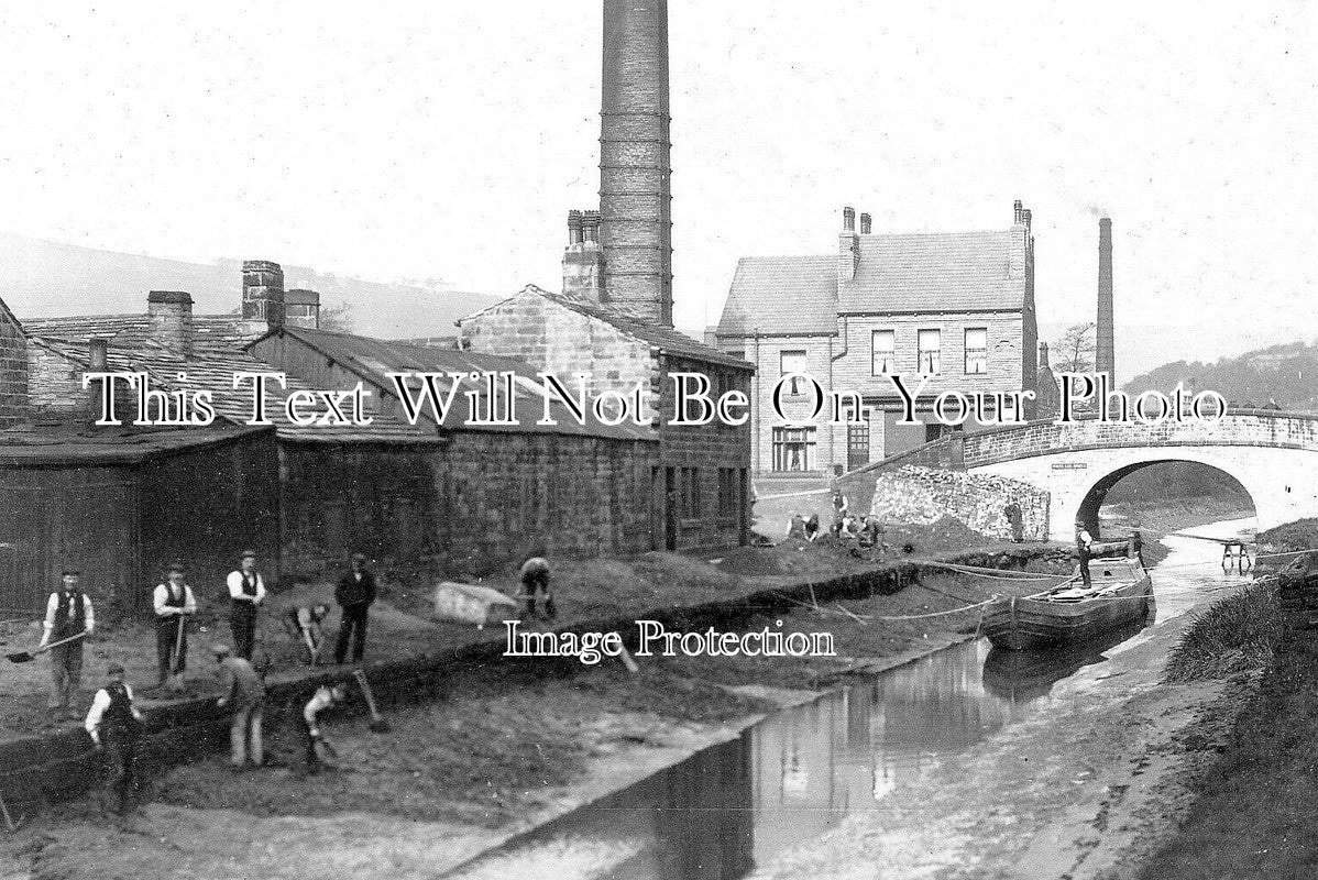 YO 13129 - Canal Repair, White Lee Bridge, Midgley Road, Mytholmroyd