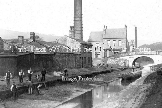 YO 13129 - Canal Repair, White Lee Bridge, Midgley Road, Mytholmroyd