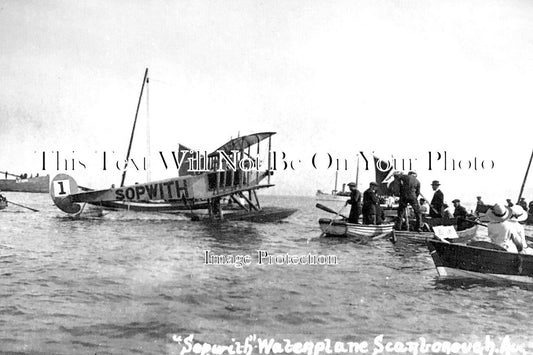 YO 13164 - Sopwith Waterplane At Scarborough, Aviation, Yorkshire