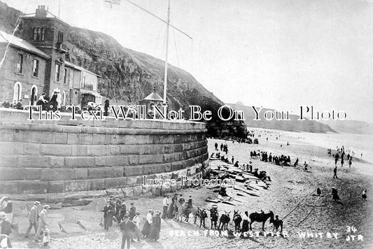 YO 13193 - Beach From West Pier, Whitby, Yorkshire
