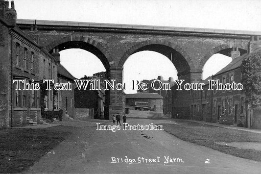 YO 132 - Bridge Street & Viaduct, Yarm, Yorkshire c1920