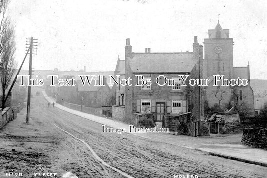 YO 13207 - High Street, Mosborough, Yorkshire c1909
