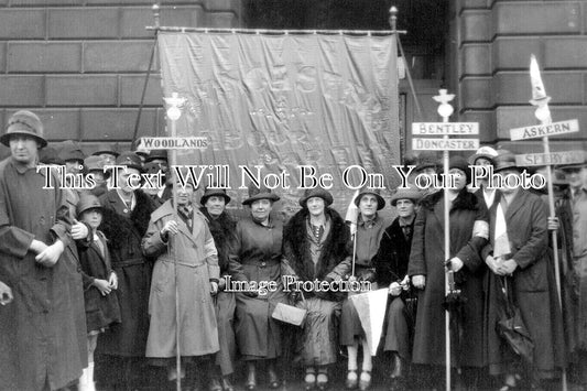YO 13208 - Women Labour Party Activists, Doncaster, Yorkshire c1930