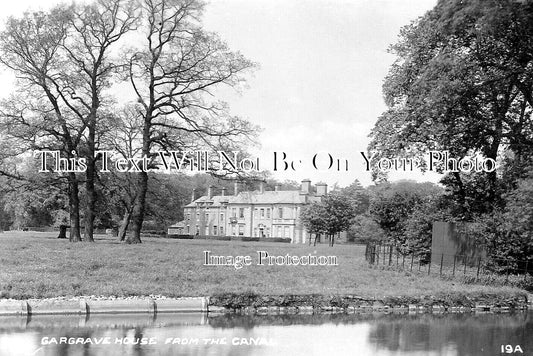 YO 13230 - Gargrave House From The Canal, Yorkshire