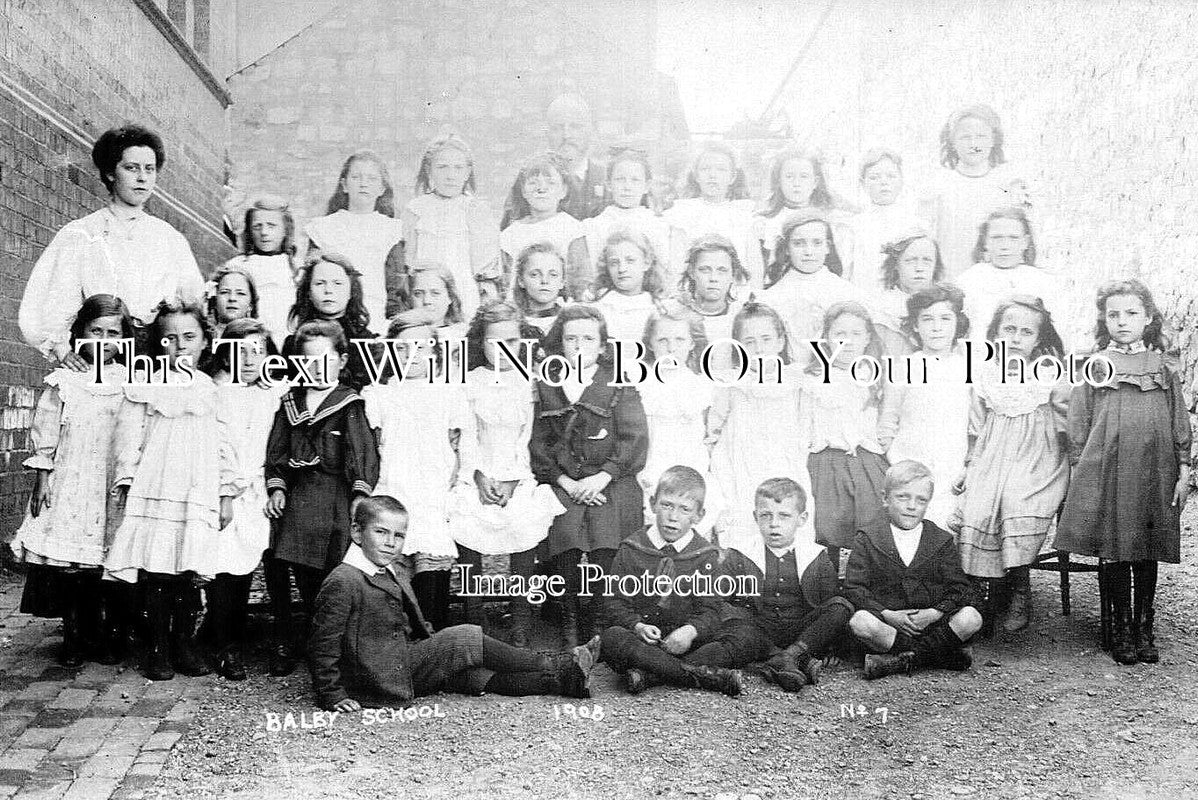YO 13256 - Balby School Class Group, Doncaster, Yorkshire 1908