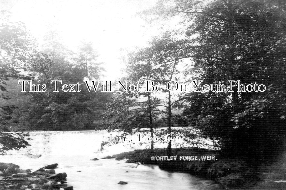 YO 13274 - Wortley Forge Weir, Yorkshire