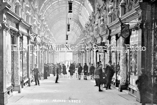 YO 13284 - County Arcade, Leeds, Yorkshire c1907